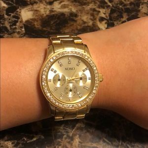 Xoxo gold watch